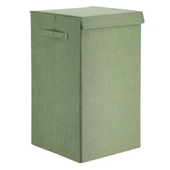 TENDANCE Panier à linge pliable (H60 cm) TissuFlex Vert Outlet