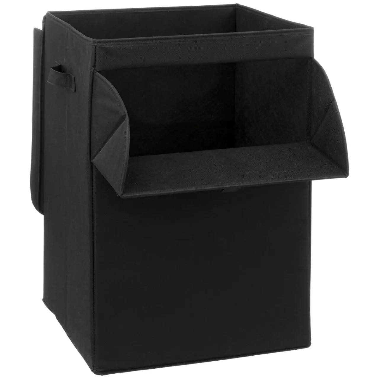 ATMOSPHERA Panier à linge pliable (36 x 36 x 55 cm) Colorama Noir Discount