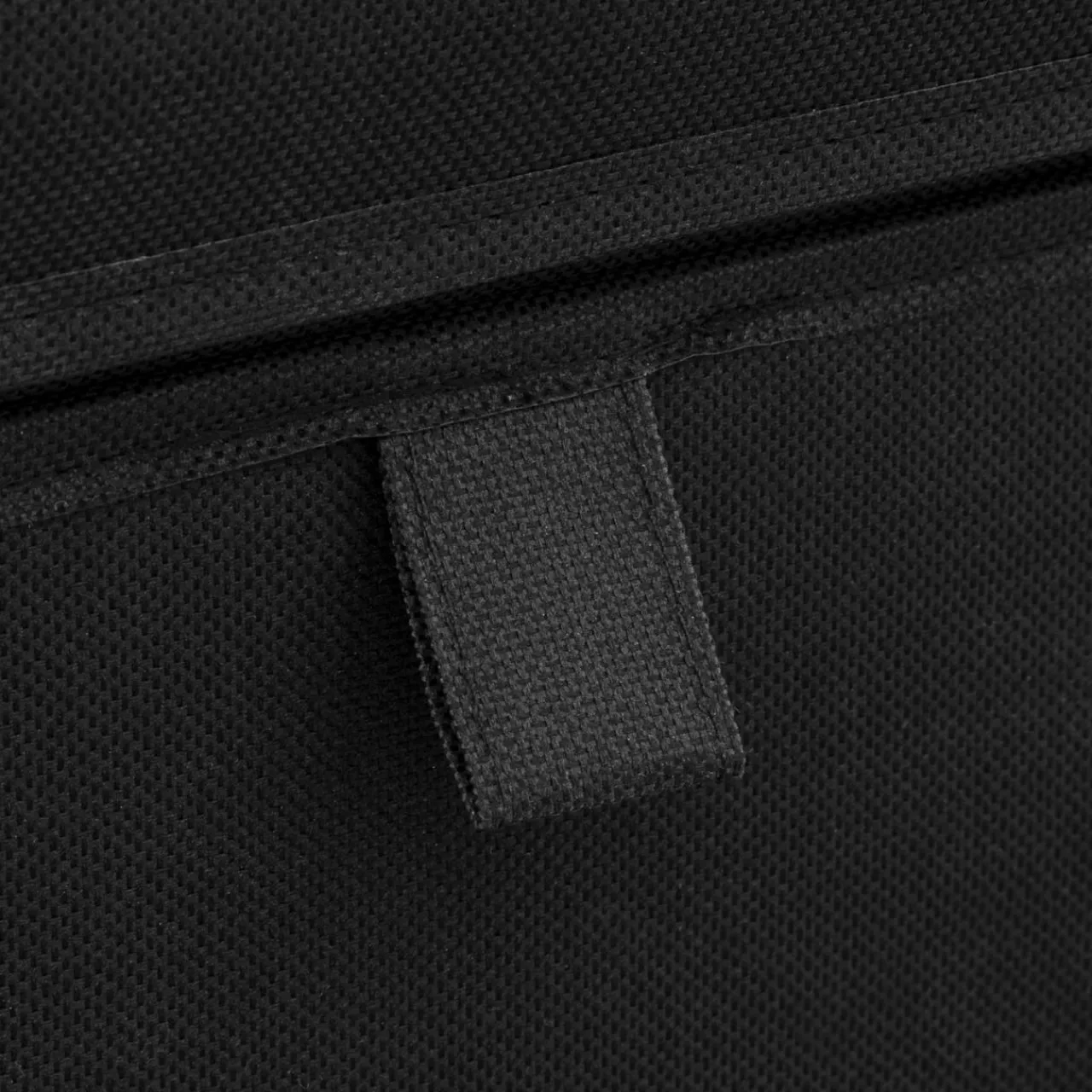 ATMOSPHERA Panier à linge pliable (36 x 36 x 55 cm) Colorama Noir Discount