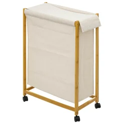 ATMOSPHERA Panier à linge à roulettes (55 x 28 x 80 cm) Livo Beige Sale