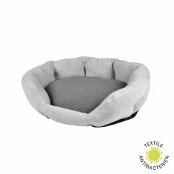 LOVE STORY Panier ovale pour chat et chien Graphène L55 cm Gris Sale