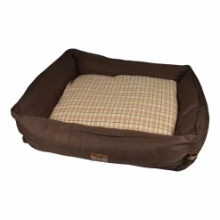 LOVE STORY Panier rectangle pour chat et chien Héritage L75 cm Noisette New