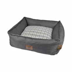 LOVE STORY Panier rectangle pour chat et chien Héritage L55 cm Gris Outlet