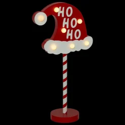 FEERIC LIGHTS Panneau lumineux à piles (H41 cm) Ho Ho Ho Rouge New