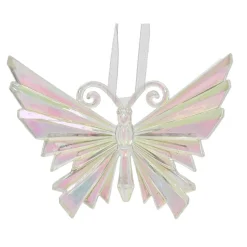 KAEMINGK Papillon de Noël à suspendre (H11 cm) Ice irisé Transparent Sale