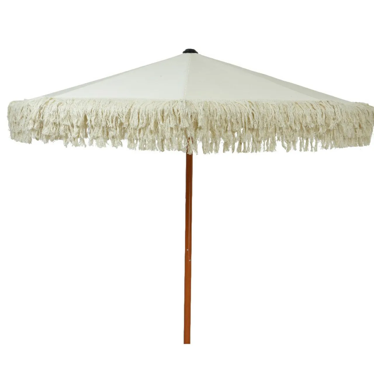 #N/A Parasol de jardin rond à franges (D2 m) Valparaiso Ecru Discount