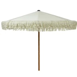 #N/A Parasol de jardin rond à franges (D2 m) Valparaiso Ecru Discount