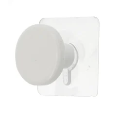 TENDANCE Patère adhésive (D4,5 cm) Easy Chic Blanc Discount