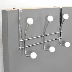 TENDANCE Patère à suspendre 6 Boules Blanc Clearance