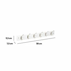 ATMOSPHERA Patère 6 têtes Elena he Blanc Clearance
