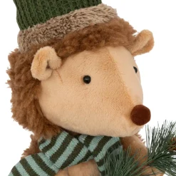 JJA Peluche jambes téléscopiques (H95 cm) Hérisson de la forêt et vert Beige Outlet