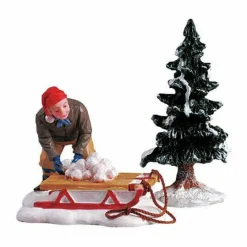 LEMAX Personnage Bataille de boules de neige Discount