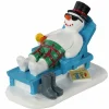 LEMAX Personnage Bonhomme de neige au repos Clearance