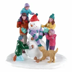 LEMAX Personnages Bonhomme de neige en équipe