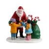 LEMAX Personnages Câlin au Père Noël New