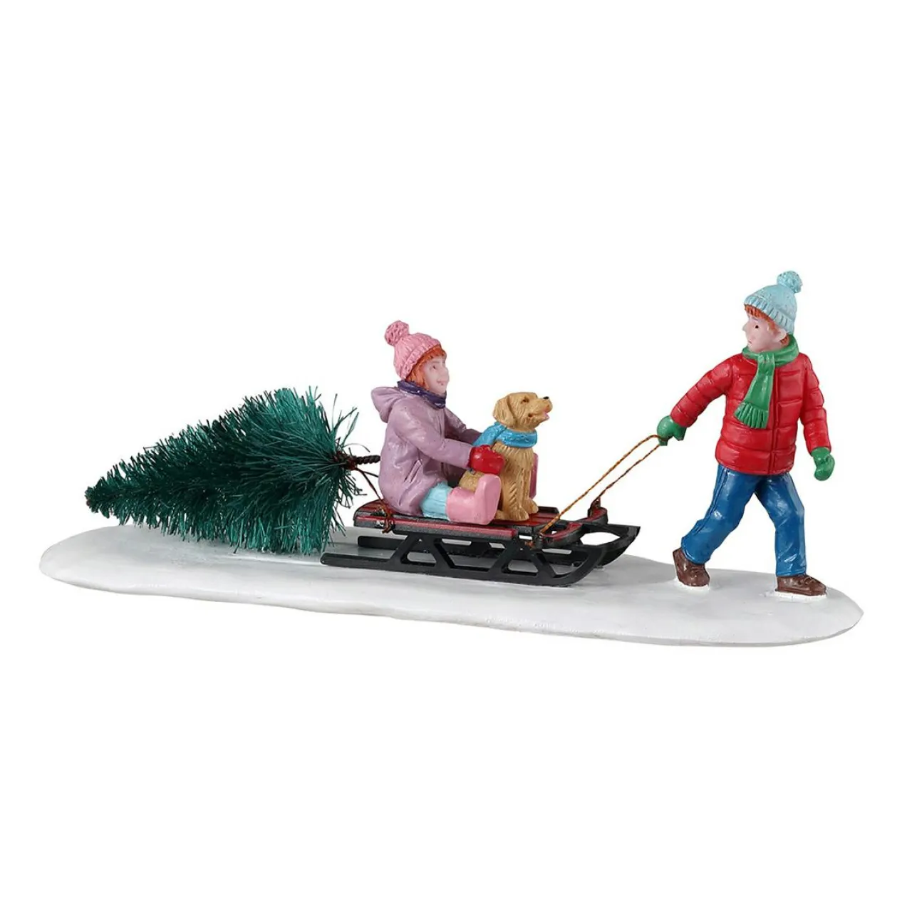 LEMAX Personnages Retour à la maison avec notre sapin Online
