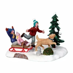 LEMAX Personnages Rover tire la luge Sale