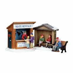 LEMAX Personnages Stand de location de patins