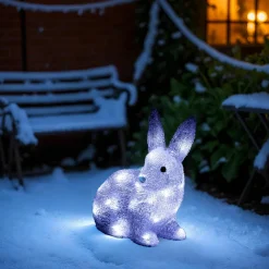 Feeric Lights & Christmas Petit lapin lumineux 30 LED (H26 cm) Sasha Blanc froid Best
