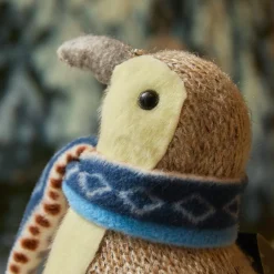 KAEMINGK Pingouin de Noël (H26 cm) Igloo écharpe bleu clair Gris