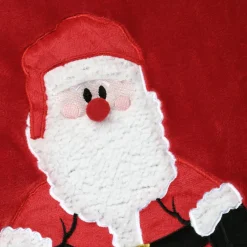 STOF Plaid de Noël (125 x 150 cm) Edgard Père Noël Rouge Online