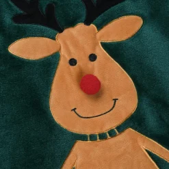 STOF Plaid de Noël (125 x 150 cm) Edgard Renne sapin Vert Sale