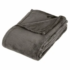 ATMOSPHERA Plaid doux (150 cm) Tendresse Gris New