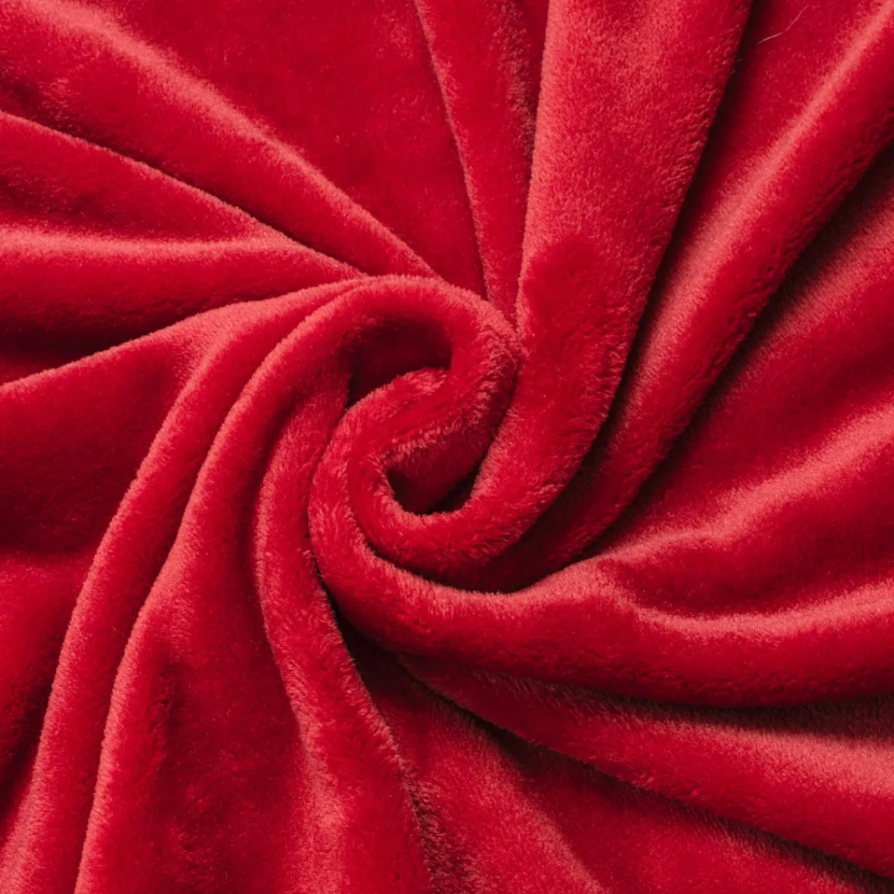 EMINZA Plaid doux flanelle (130 x 180 cm) Didou Rouge Outlet