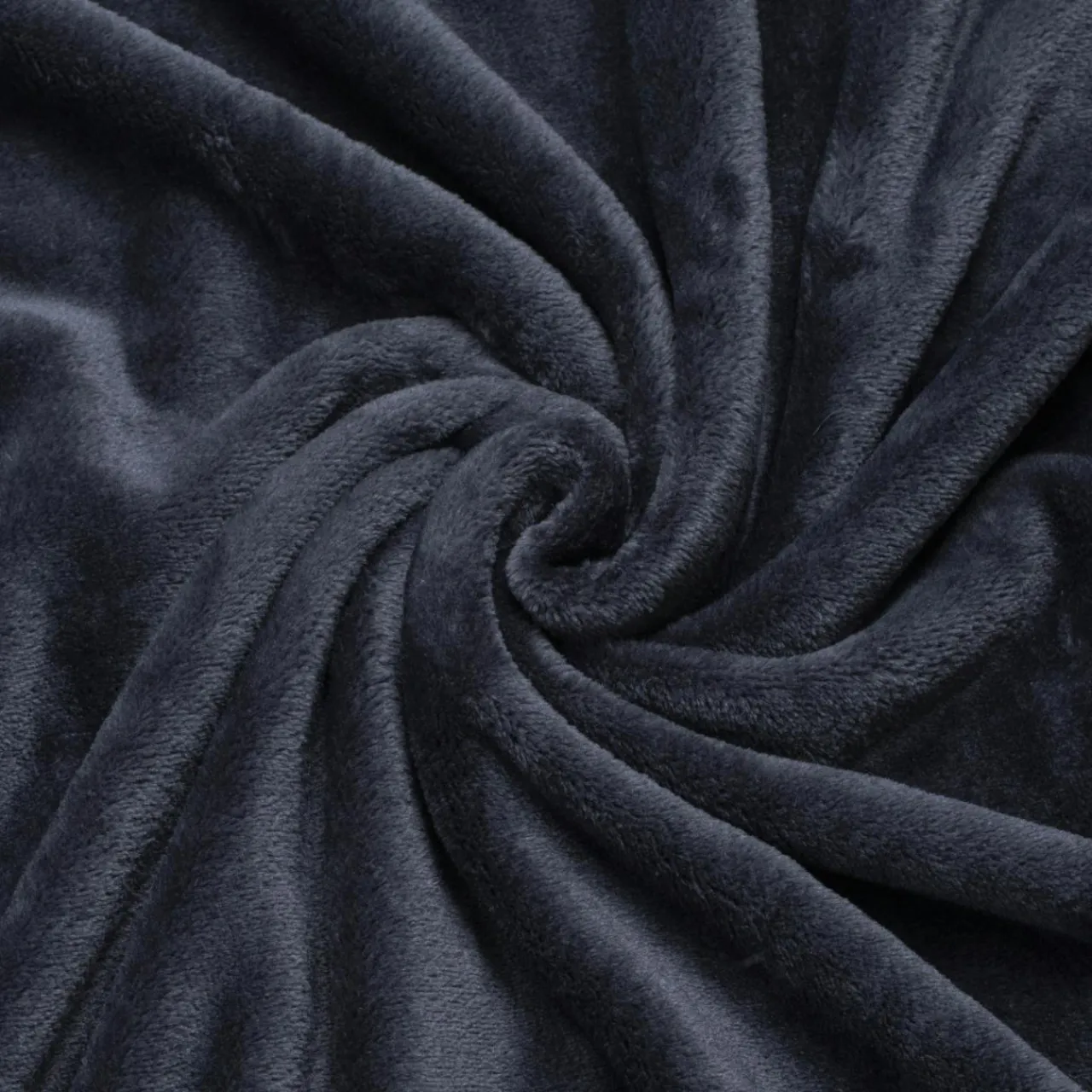 EMINZA Plaid doux flanelle (125 x 150 cm) Didou Gris Anthracite Online