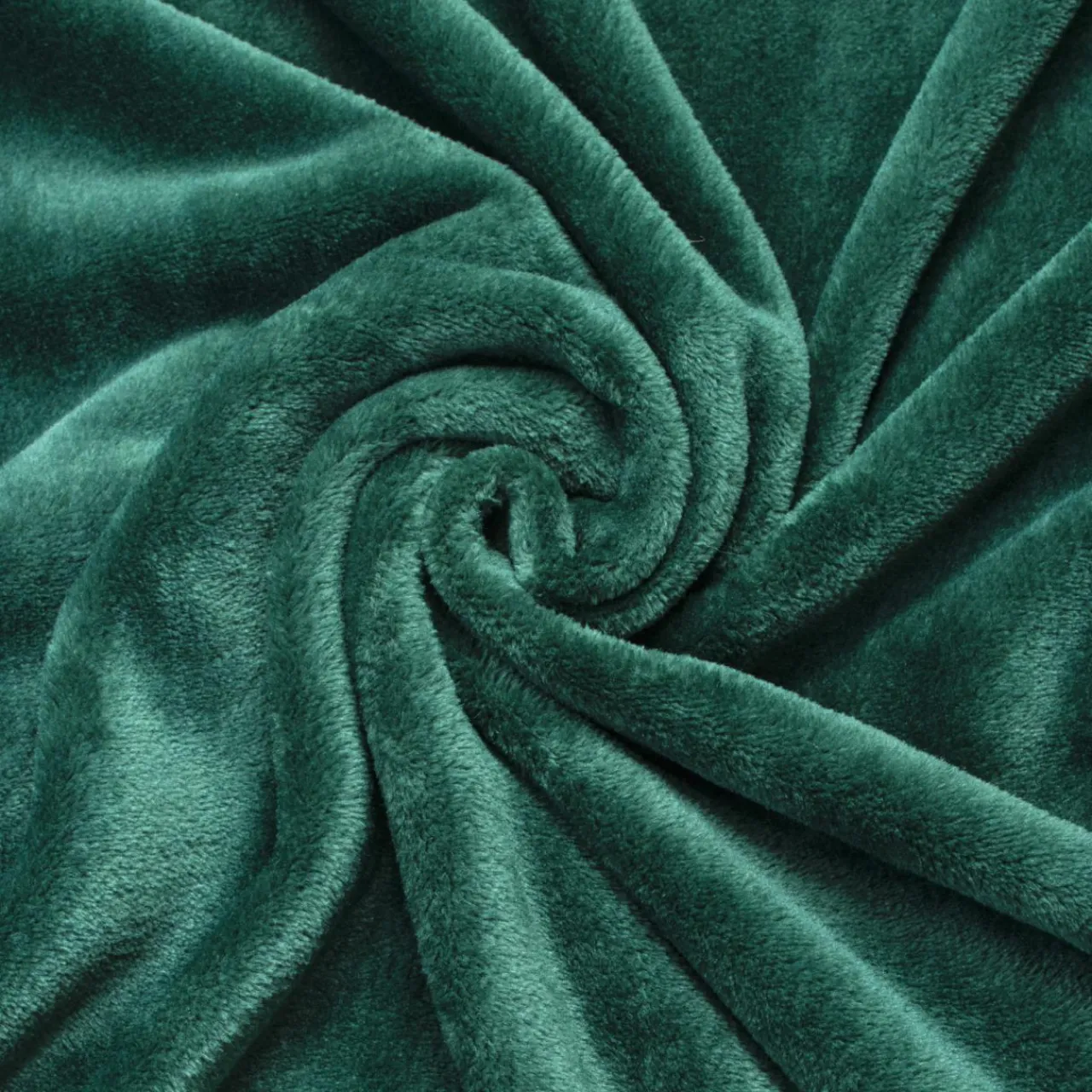EMINZA Plaid doux flanelle (130 x 180 cm) Didou Vert