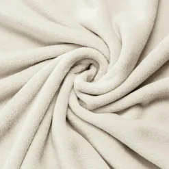 EMINZA Plaid doux flanelle (220 x 240 cm) Didou grège Beige Sale