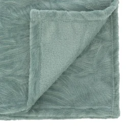 Atmosphera, cru017dateur d'intu017drieur Plaid doux flanelle (125 x 150 cm) Ryo Bleu Online