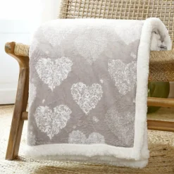 STOF Plaid doux (130 x 160 cm) Adelaïde Beige Sale