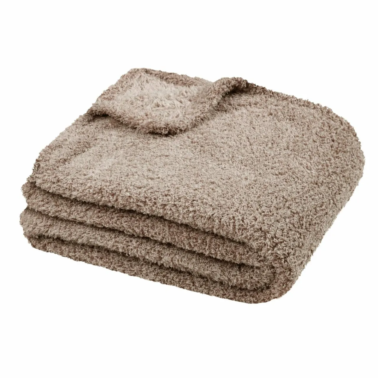 LOVELY CASA Plaid doux (130 x 160 cm) Montreal Taupe clair Best