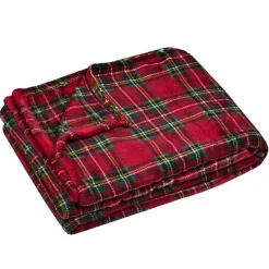 STOF Plaid doux (140 x 200 cm) Willis Rouge Outlet