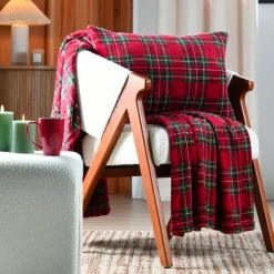 STOF Plaid doux (140 x 200 cm) Willis Rouge Outlet