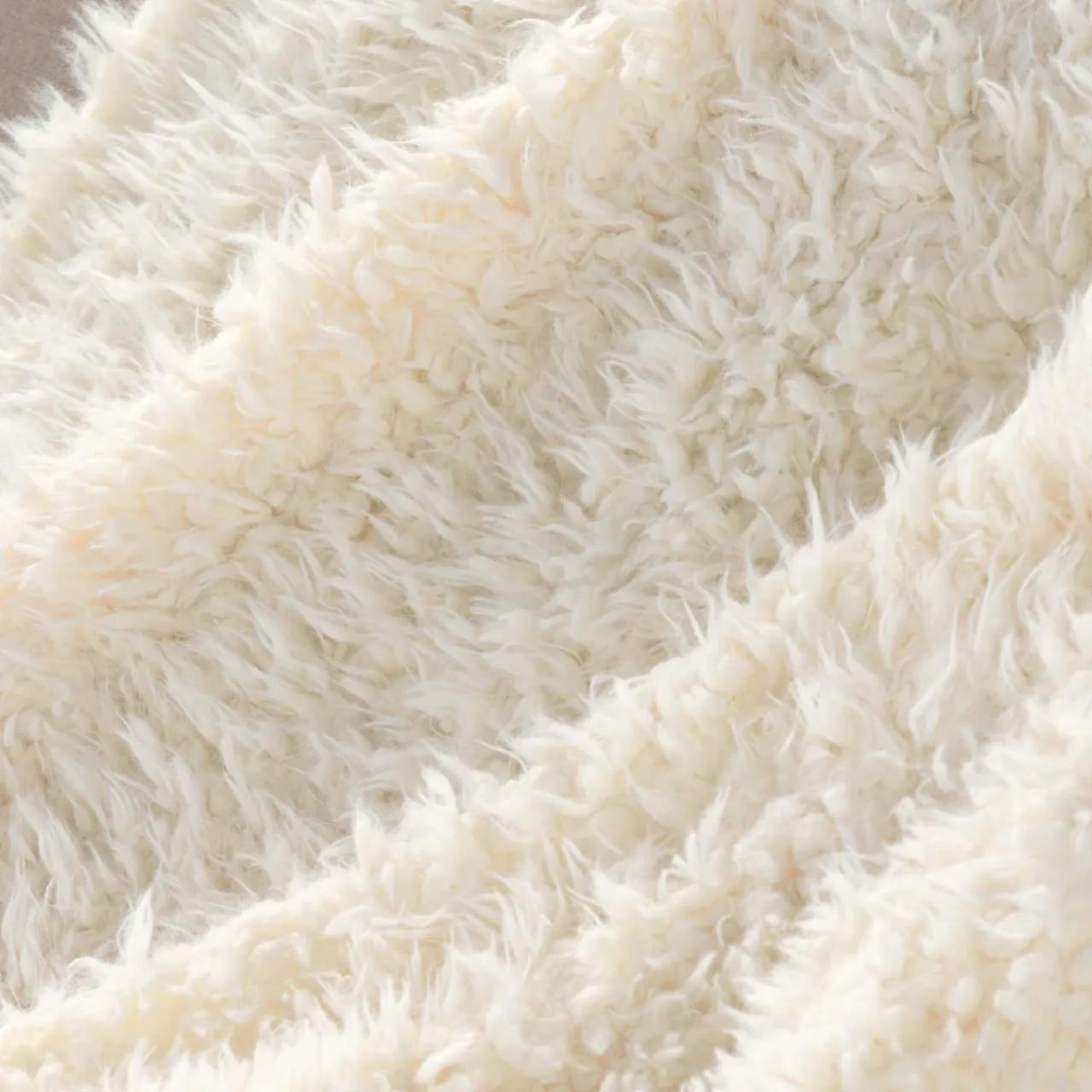 douceur d'intu017drieur Plaid fausse fourrure (220 x 240 cm) Mouton Ecru Online