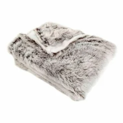 ENJOY HOME Plaid fausse fourrure (130 x 150 cm) Ours Taupe New
