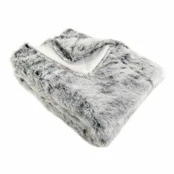 ENJOY HOME Plaid fausse fourrure (130 x 150 cm) Ours Gris Discount