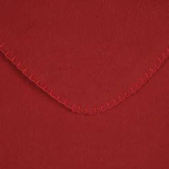 STOF Plaid polaire (125 x 150 cm) Carlton Rouge Discount