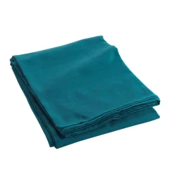 DOUCEUR D'INTERIEUR Plaid polycoton (180 x 220 cm) Lucile Bleu Hot