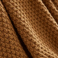 EMINZA Plaid tricot (125 x 150 cm) Tessa Camel Best
