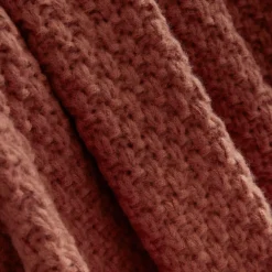EMINZA Plaid tricot (125 x 150 cm) Tessa Terracotta Online