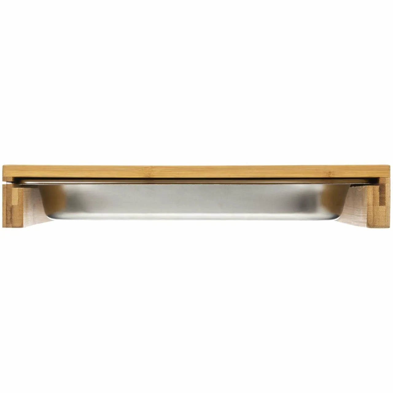 ATMOSPHERA Planche à découper avec bac récupérateur (35 x 28 cm) naturel Bois Online