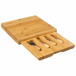 SG Secret de Gourmet Plateau de fromage bambou (30 x 30 cm) Siao Naturel Best