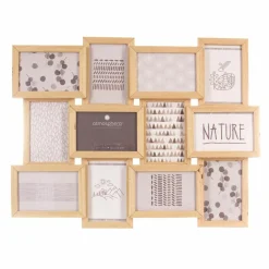 ATMOSPHERA Pêle-mêle 12 photos (10 x 15 cm) Nature Bois Hot
