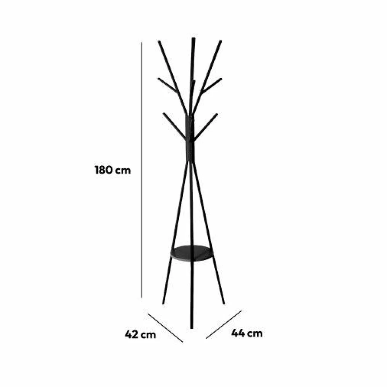 ATMOSPHERA Porte-manteau (H180 cm) Arbor Noir Best