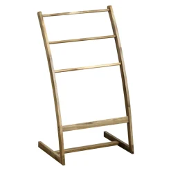 TENDANCE Porte serviette en bois d'acacia 3 niveaux (H81 cm ) Lina Marron