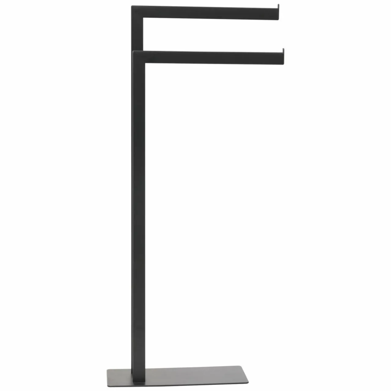 TENDANCE Porte-serviettes 2 barres (H81 cm) Métal Noir Online