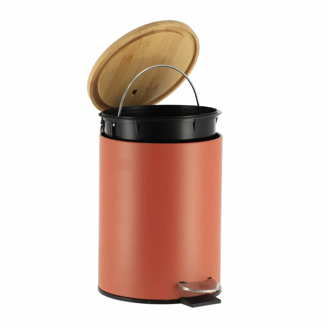 TENDANCE Poubelle à pédale avec frein de chute Timeless Terracotta